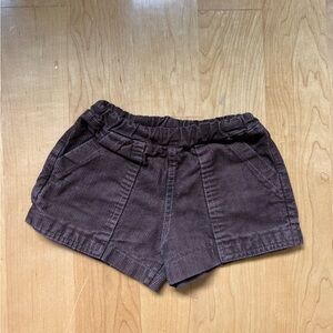 dyed corduroy shorts